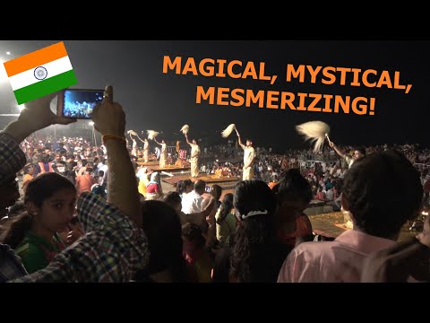 VARANASI (BANARAS) AARTI CEREMONY: MAGICAL, MYSTICAL, MESMERIZING! (4K)